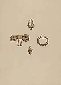 Group of Hair Jewelry