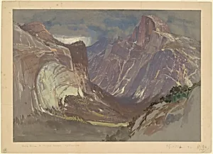 Half Dome and Royal Arches, Yosemite, from Glacier Point