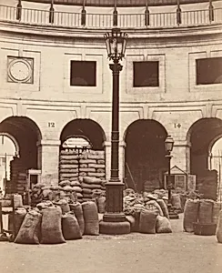Halle aux Blés (Intérieur) by Charles Marville