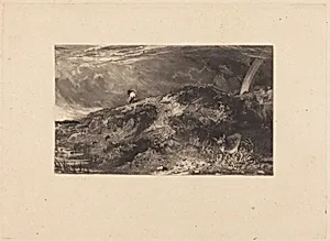 Hampstead Heath, with St. Paul's in the Distance (Vignette)