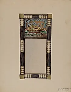 Hand Carved Mirror Frame