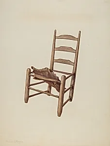 Handmade Chair - Rawhide Seat