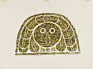 Hannah Pecker from A Portfolio of Rubbings from Early American Stone Sculpture
