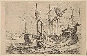 Hannibal's Navy Battling the Rhodians