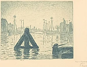 Harbor in Holland - Flushing (La balise - En Holland, Flessingue)