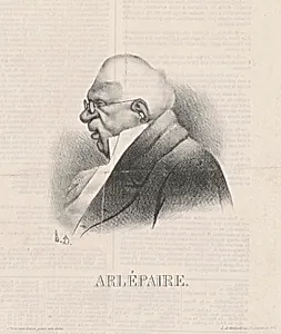 Harlé Père, en buste by Honoré Daumier