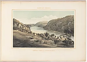 Harpers Ferry from Jefferson Rock