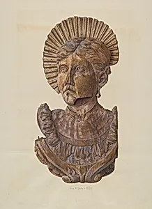 Head from Circus Wagon
