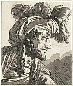 Head of a Turbaned Man without a Moustache