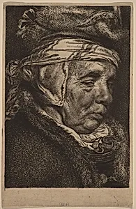Head of an Old Woman (Visscher's Mother)