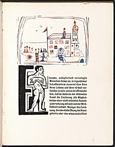 Headpiece from Kirchner Zeichnungen (Kirchner Drawings) by Ernst Ludwig Kirchner