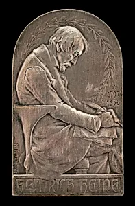 Heinrich Heine, 1797-1856, German Romantic Poet (obverse)