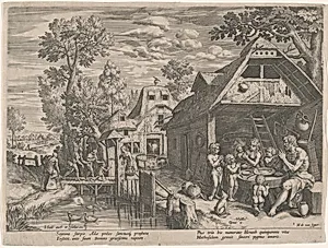 Henoch and His Family at a Meal