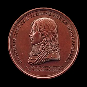 Henri de La Tour d'Auvergne, 1611-1675, Vicomte de Turenne, Marshal of France 1643 [obverse]