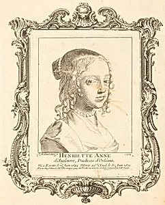 Henriette Anne of England, Duchess of Orléans by Claude Mellan