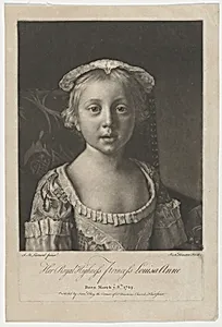 Her Royal Highness Princess Louisa Anne by Richard Houston after Jean-Étienne Liotard