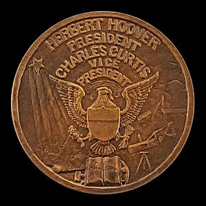 Herbert Hoover Inaugural Medal [obverse]