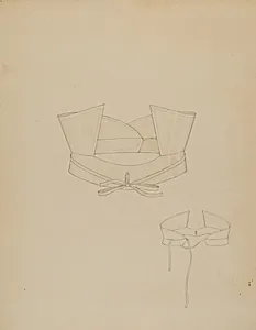 High Linen Collar
