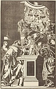 Holy Family and Four Saints