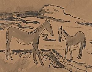 Horses in a Landscape