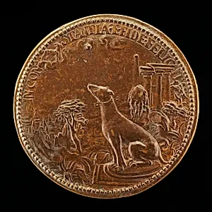 Hound Looking at the Constellation of Capricorn [reverse]