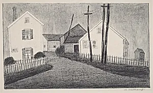 Houses at a Street Corner