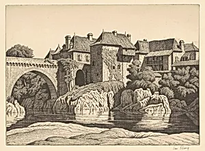 Houses by the Bridge, Orthez