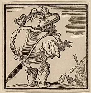 Hunchback Gazing at a Windmill