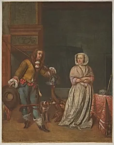 Huntsman Visiting a Lady