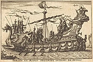 Idinone ea Mopso Argonoti guidati da Apollo