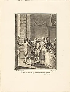 Il en est nâvré, je l'entraine avec peine