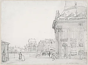 Ile de la Cité from the Institut, Paris