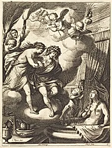 Illustration to Jean Desmarets' "L'Ariane"