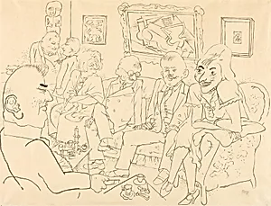 In The Drawing Room [The Art Critics]