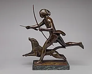 Indian Running with Dog