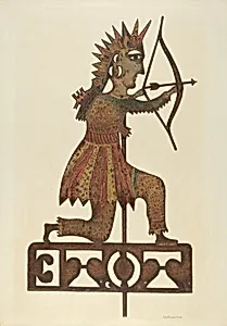 Indian Weather Vane by Nicholas Amantea