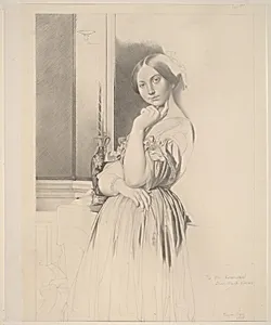 Ingres Copy (Comtesse d'Haussonville, Frick Collection)
