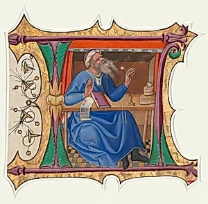 Initial L with Old Testament Prophet
