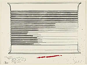 Installation Drawing for a Work in the New York Collection for Stockholm