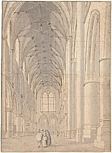 Interior of Saint Bavo's Church, Haarlem