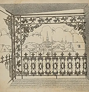 Iron Balcony by Lucien Verbeke
