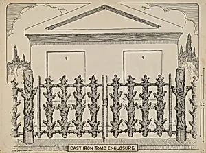 Iron Fence around Tomb