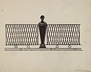 Iron Fence by Mary E. Humes