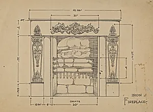 Iron Fireplace