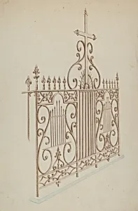 Iron Gate and Fence