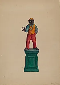 Iron Hitching Post