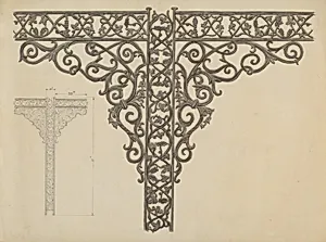 Iron Porch Supports