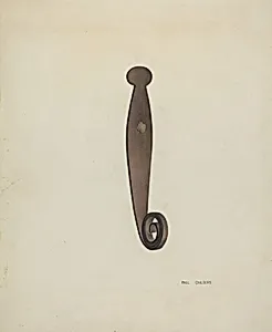 Iron Shutter Latch