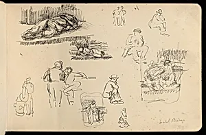 Isabel Bishop Early Sketchbook