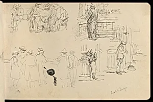 Isabel Bishop Early Sketchbook